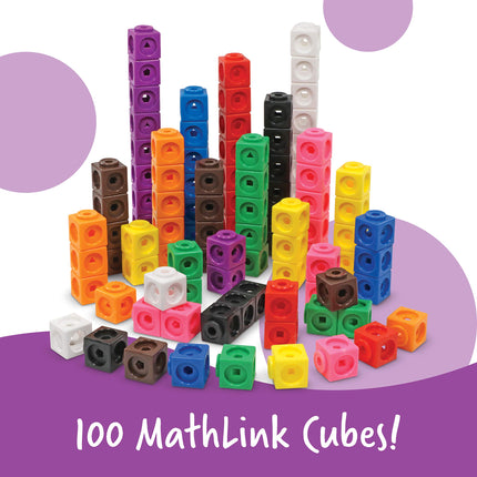 Learning Resources Mathlink Cube Math Activity Set