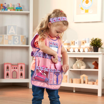 Melissa & Doug — Set de disfraz de peluquera (empaque ecológico)