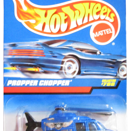 Mattel Hot Wheels 1998 1:64 Scale Gold & Blue Poli