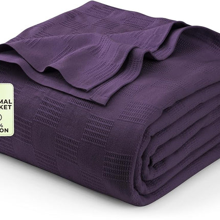 Utopia Bedding Premium Cotton Blanket Full/Queen P
