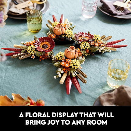 LEGO Icons Dried Flower Centerpiece 10314 Artificial Plants Set for Adults, Valentine D�cor, Creative Gift Idea (812 Pieces)