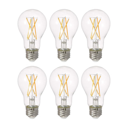 Sylvania LED TruWave Natural Series A19 Light Bulb, 40W Equivalent, Efficient 5.5W, Dimmable, 450 Lumens (40805), Soft White (6 Count)
