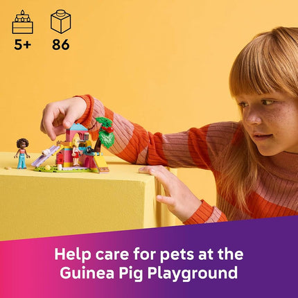 LEGO Friends Guinea Pig Playground Toy - incl. 2 Mini Dolls, 2 Animal Figures and Lots of Pet Care Accessories - Creative Birthday Gift for 5+ Year Old Girls - 42640
