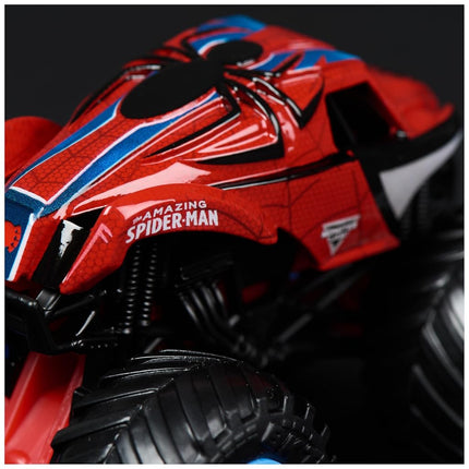 Monster Jam, Marvel Official Venom Vs. The Amazing Spider-Man Die-Cast Monster Trucks, 1:64 Scale, Kids’ Toys for Boys and Girls Aged 3 and up