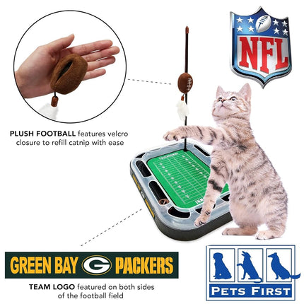 Pets First Green Bay Packers Cat Scratcher