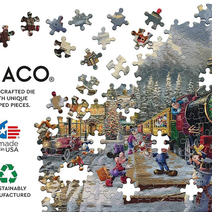 Ceaco - Thomas Kinkade - Holiday - Candy Cane Express - 1000 Piece Jigsaw Puzzle