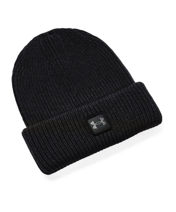 Under Armour Men's Halftime Ribbed Beanie Hat, (00