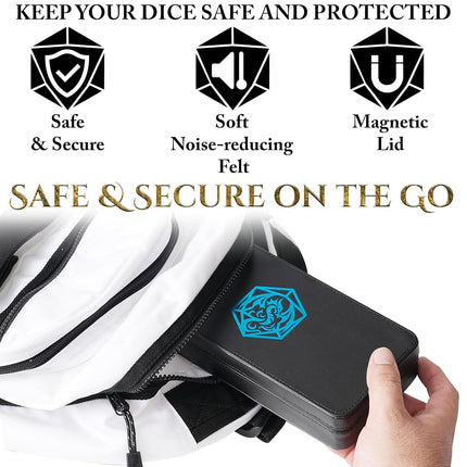 Soar Forge Sanctum Dice Box - Premium Case & Tray for DND