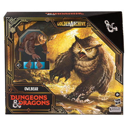 Hasbro Dungeons & Dragons Golden Archive figurine Owlbear 21 cm, Black