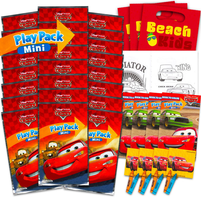Disney Cars Mini Party Favors Set for Kids - Bundl