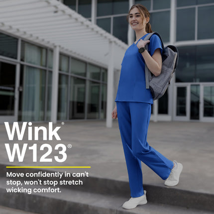 WonderWink 5255TCEILXLT W123 Women's Drawstring Pant, Ceil Blue, Tall-XL Size