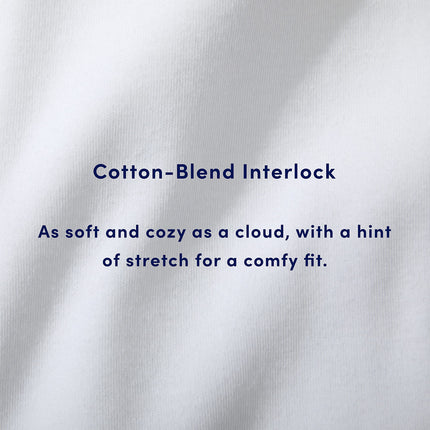 Polo interlock French Toast à manches courtes pour fille avec col festonné, bleu clair, 3T
