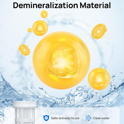 DREO Scale-Inhibitor Cartridge 3-Pack for Humidifiers HM735S, Prevent Mineral Build-up, Filter Hard Water, Eliminate White Dust, Extend Humidifier Life, Safe Material, Easy to Install & Clean