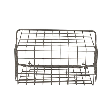 Spectrum Diversified Mount Basket, Steel, Industrial Gray, 10" L x 7" W