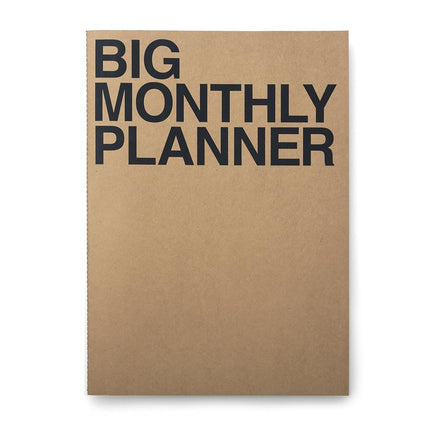 JSTORY Big Monthly Planner Stitch Bound Lays Flat 