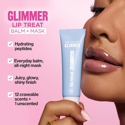 Revlon Glimmer™ Lip Treat Balm + Mask Hibiscus Spritz 12ml