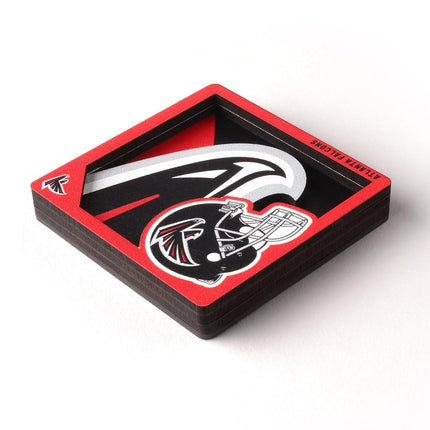YouTheFan NFL Atlanta Falcons 3D Logo Series Magnets