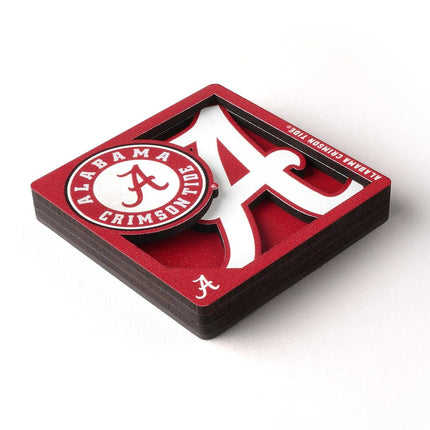YouTheFan NCAA Indiana Hoosiers Imanes de la Serie de Logotipos 3D