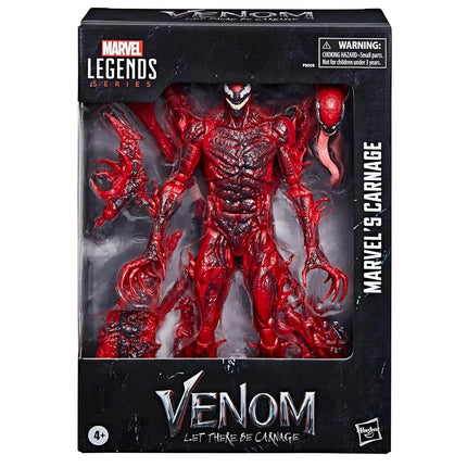 Marvel Legends Series Carnage, Venom: Let There Be Carnage Deluxe 6 Inch Collectible Action Figure, Red