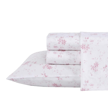 Laura Ashley Home - Queen Sheets, Soft Sateen Cott