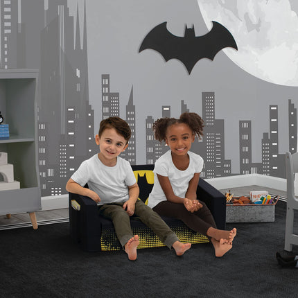 Sofá plegable Cozee de Batman - Sofá convertible 2 en 1 en tumbona para niños de Delta Children
