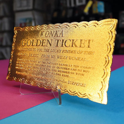 FANATTIK WILLY WONKA AND THE CHOCOLATE FACTORY - Collector's Edition Replica Golden Ticket