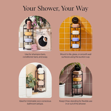 Kitsch Shower Caddy Hanging with Suction Cup