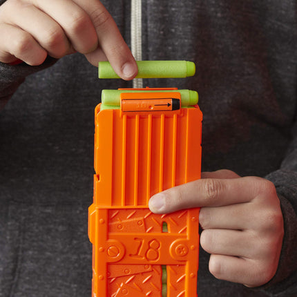 Revoltinator Nerf Zombie Strike Toy Blaster with motorized Lights Sounds & 18 Official Darts for Kids, Teens, & Adults