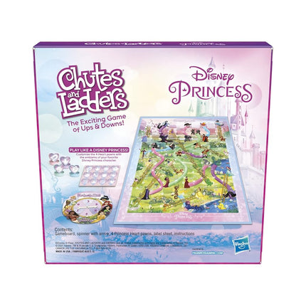 Hasbro Gaming Chutes and Ladders: Disney Princess Edition Board Game for Kids Ages 3 and Up, Easter Gifts for Boys and Girls, Preschool Game for 2-4 Players (Amazon Exclusive)