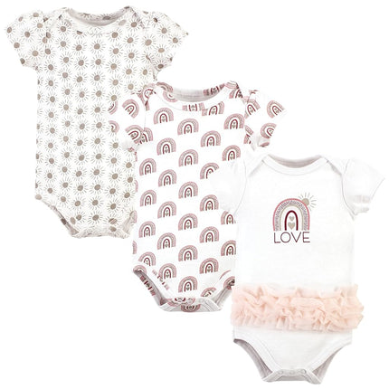 Hudson Baby Grenouillères en coton unisexe pour bébé, motif arc-en-ciel, 18-24 mois
