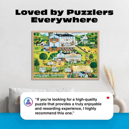 Buffalo Games - Silver Select - Charles Wysocki - Sunny Side Up - 1000 Piece Jigsaw Puzzle for Adults - Challenging Puzzle Perfect for Game Nights - Finished Size is 26.75 x 19.75