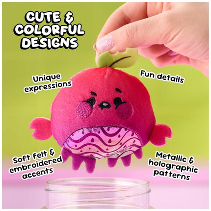 Magic Jellykins Surprise Plush Jar 2-Pack, Magical Transforming Water-Activated Toys, Mystery Box Plushies for Ages 5 and Up, Multicolour, 7,6 cm
