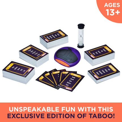 Hasbro Gaming Tabú Juego de Fiesta, Azul, Edición Limitada, Juego de Mesa, 4 Jugadores, 13+ Años