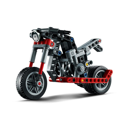 LEGO Technic Motorcycle 42132 Model Building Kit; Give Kids a Treat with This Motorcycle Model; 2-in-1 Toy for Kids Aged 7+ (163 Pieces)