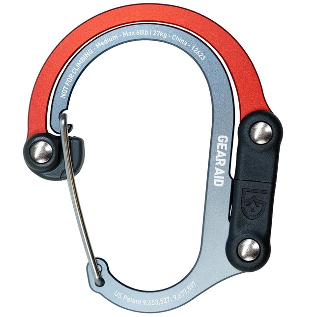 Gear AID HEROCLIP Carabiner Gear Clip and Hook (Me