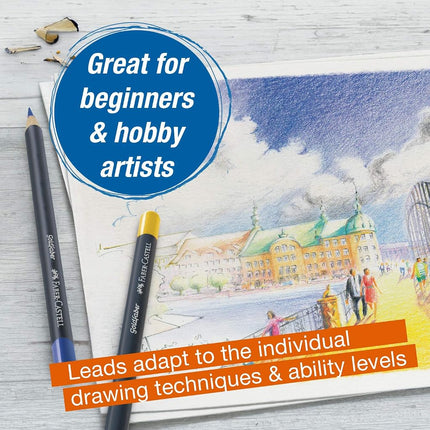 Lápices de colores Faber-Castell Creative Studio Goldfaber - Estuche de 36