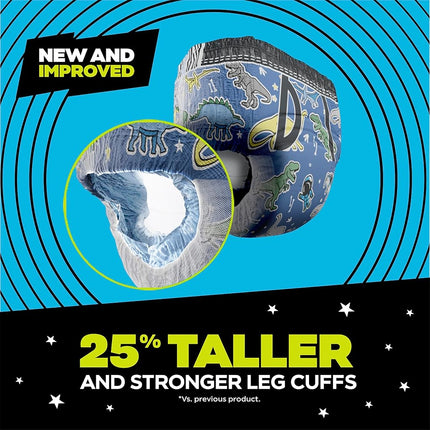 Pampers Ninjamas, Disposable Underwear, Nighttime Underwear Boys, 44 Count, Size S/M (38-65 lbs)