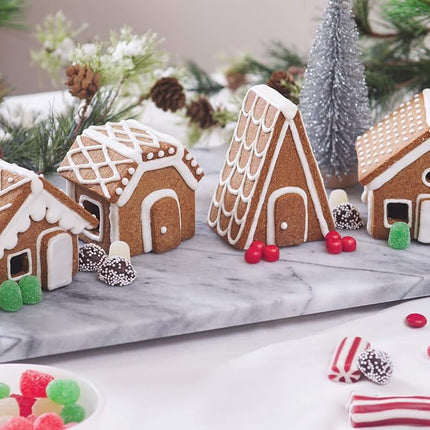 Fox Run 48750 Village Gingerbread House Set, Brown