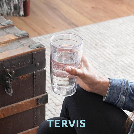 Tervis Fabricado en EE. UU., Vaso térmico de doble pared de la Universidad de Michigan UM Wolverines, mantiene las bebidas frías y calientes, 473 ml, Big M
