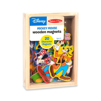 Imanes de madera de La Casa de Mickey Mouse