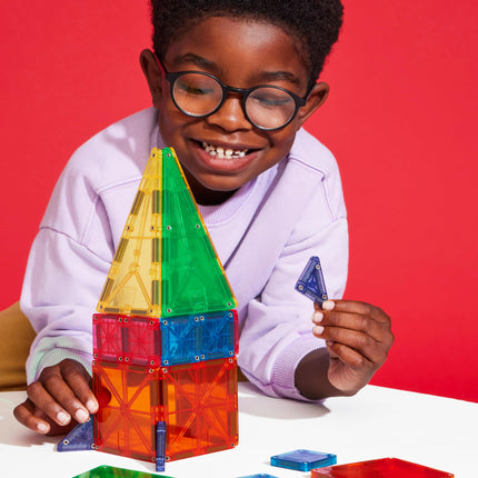 Magna-Tiles Combo 20-Piece Magnetic Construction Set, The Original Magnetic Building Brand
