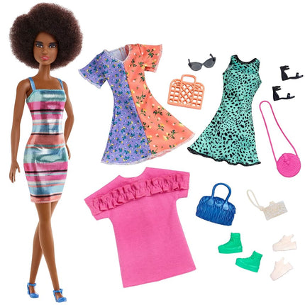 Barbie GHT32 Doll and Fashions, Multi-Colour