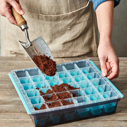 Burpee SuperSeed Seed Starting Tray | 36 Cell Reusable Seed Starter Tray | for Starting Vegetable, Flower & Herb Seeds | Indoor Grow Kit for Plant Seedlings | for Germination Success