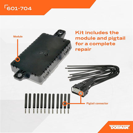 Dorman 601-704 Seat Heater Control Module With Pigtail Kit for Select Ford/Lincoln Models