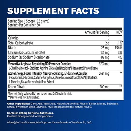 GAT Clinically Tested Nitraflex, Testosterone Enhancing Pre Workout, Grape, 300 Gram