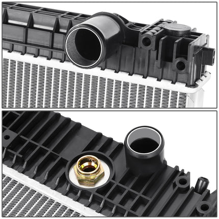 DNA MOTORING Radiador de Aluminio de 2 Hileras Compatible con Freightliner Clase M2 08-12 / Acterra 08-10, 0525340010 0525340012 0525340014 2400225, OEM-RA-FL-023