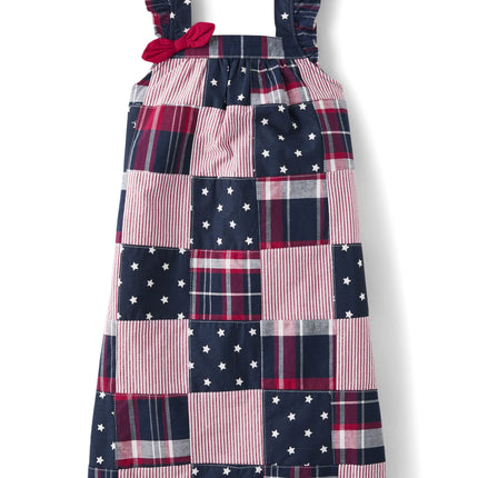 Gymboree Girls' and Toddler Flutter Sleeve Dress, 