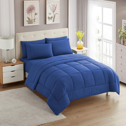 Sweet Home Collection 7 Piece Comforter Set Bag So