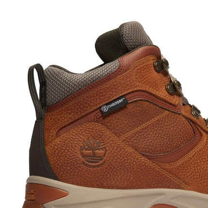 Timberland Men's Mt. Maddsen Mid Waterproof Hiking Boot, Light Brown, 8 W US