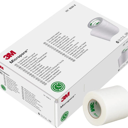 Micropore 3M Paper Tape - White, 2" Wide - 1530-2 